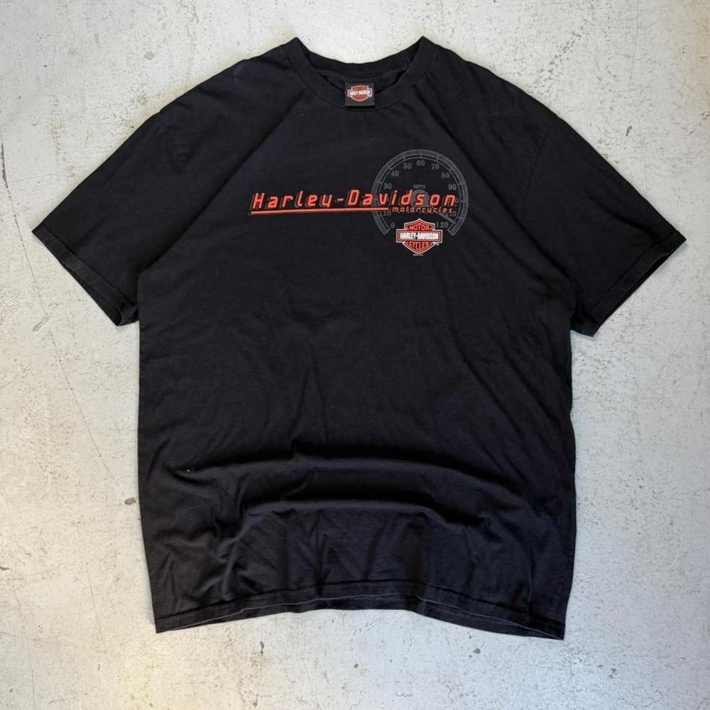 vintage 2011 harley davidson stanford tx graphic t-shirt - Picture 1 of 7